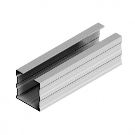Troço horizontal Sunfer SG3 100mm em alumínio para telhado metálico