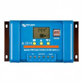 Controlador de carga solar Victron Bluesolar PWM 20A LCD&USB