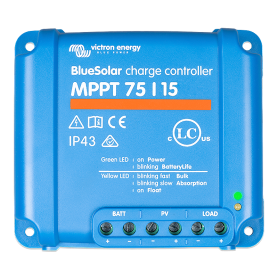 Controlador de carga solar Victron Bluesolar MPPT 75/15